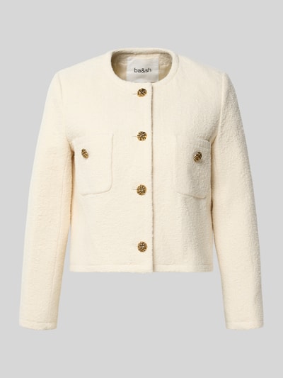 Bash Blazer aus Baumwoll-Mix mit Leinen-Anteil Modell 'MEREDITH' Ecru 2