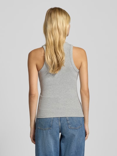 JJXX Top z dodatkiem wiskozy model ‘FOREST’ Jasnoszary melanż 5