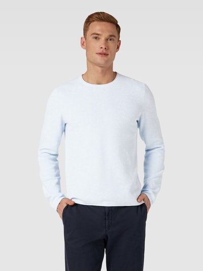 MCNEAL Strickpullover mit Strukturmuster Bleu Melange 4