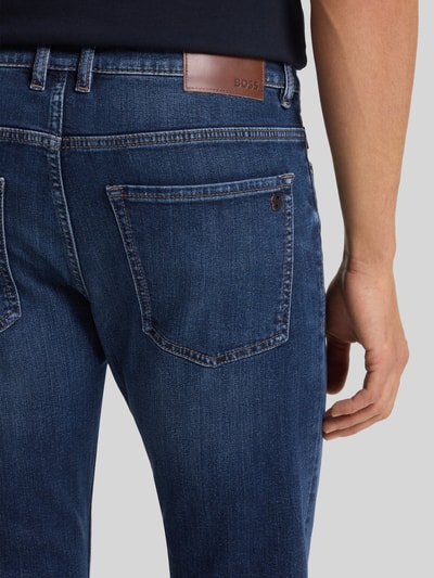 BOSS Orange Slim fit jeans van katoenmix Blauw - 3