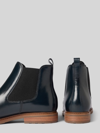 Tamaris Chelsea boots van echt leer Marineblauw - 2