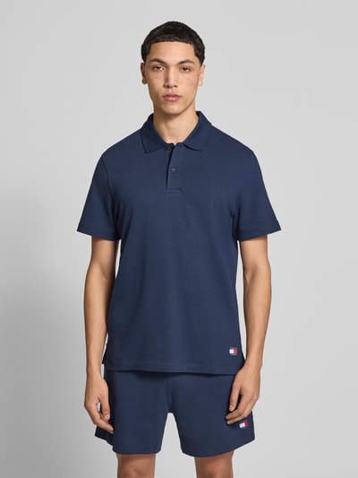 Tommy Jeans Regular Fit Poloshirt aus reiner Baumwolle Marine 4