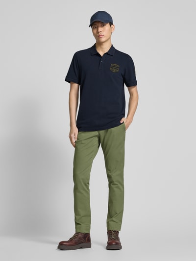 PME Legend Poloshirt mit Label-Detail Marine 1