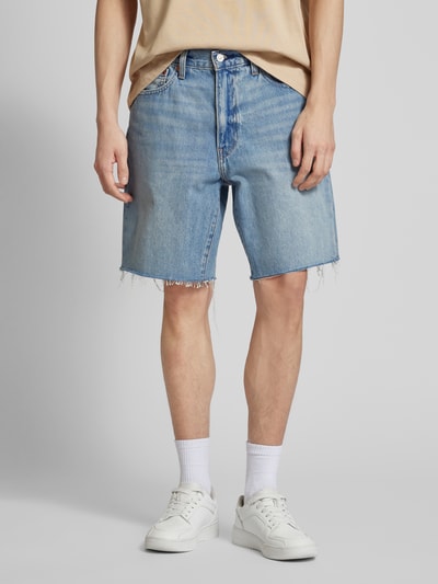 Levi's® Loose Fit Jeansshorts mit Knopfverschluss Blau 4