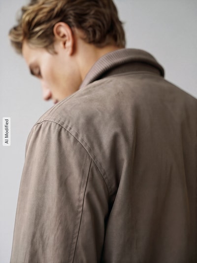 Jake*s Studio Men Bomberjacke mit Pattentaschen Modell 'MARCIN' mit Pattentaschen Mittelbraun 3