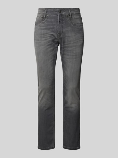 MAC Slim fit jeans met knoopsluiting, model 'ARNE PIPE' Lichtgrijs - 2