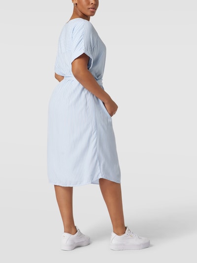 ONLY CARMAKOMA PLUS SIZE midi-jurk met streepmotief, model 'CARBLUE' Jeans - 5