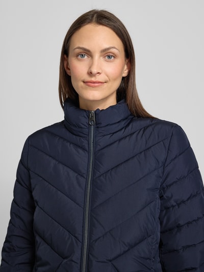 Christian Berg Woman Selection Gewatteerd jack met ritszakken Donkerblauw - 3