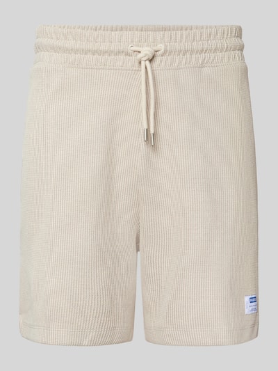 HUGO Blue Regular Fit Sweatshorts aus Baumwoll-Mix Modell 'NUWAFFLO' Offwhite 2