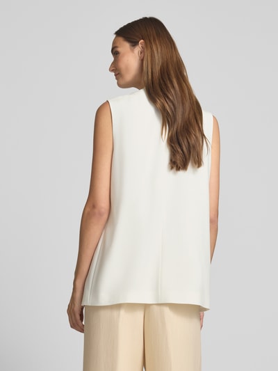 s.Oliver BLACK LABEL Relaxed Fit Indoor-Weste mit Viskose-Anteil Offwhite 5