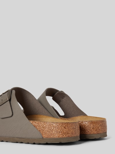 Birkenstock Slippers met doornsluiting, model 'Arizona' Lichtgrijs - 2