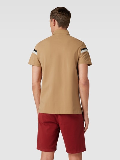 Tommy Hilfiger Regular Fit Poloshirt aus Baumwolle mit Label-Detail Camel 5