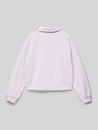 CHAMPION Sweatshirt met logostitchings Lila - 3