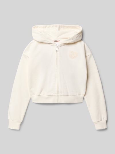 Guess Sweatjacke mit Reißverschluss Ecru 1