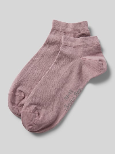 Christian Berg Woman Sneakersocken mit Label-Detail im 2er-Pack Altrosa 1