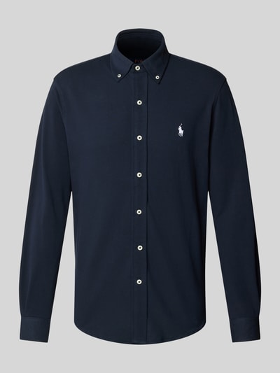 Polo Ralph Lauren Slim Fit Freizeithemd aus reiner Baumwolle Marine 2