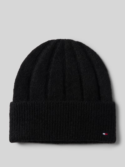 Tommy Hilfiger Beanie met wol en alpaca Zwart - 1