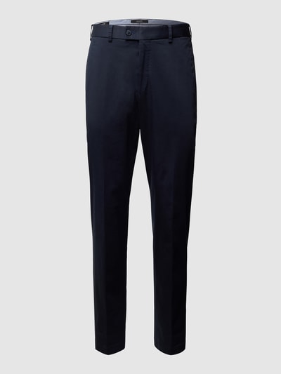 Hiltl Regular fit chino met stretch, model 'Pilo' Marineblauw - 2