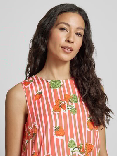 Marc Cain Bluzka z baskinką Koralowy 3