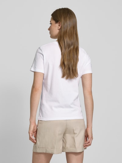 Tommy Hilfiger Regular fit T-shirt van puur katoen Wit - 5