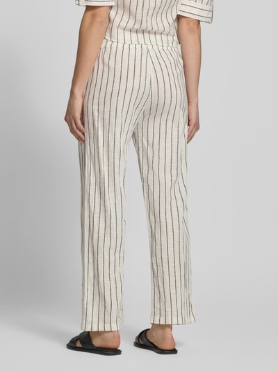 ONLY Losse Fit Stoffhose aus reiner Baumwolle Modell 'TIZIANA' Offwhite 5