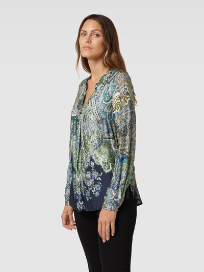 Emily Van den Bergh Bluse mit Paisley-Muster Marine 4