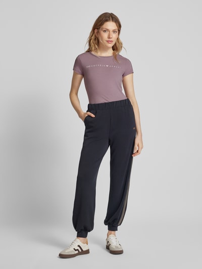 EA7 Emporio Armani T-Shirt mit Rundhalsausschnitt Mauve 1