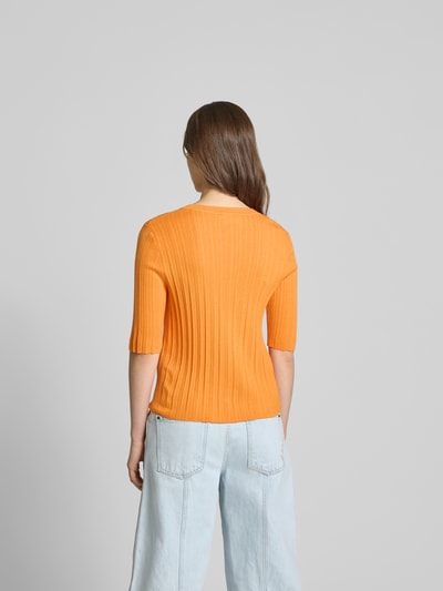 Closed T-Shirt aus Woll-Seide-Mix Orange 5