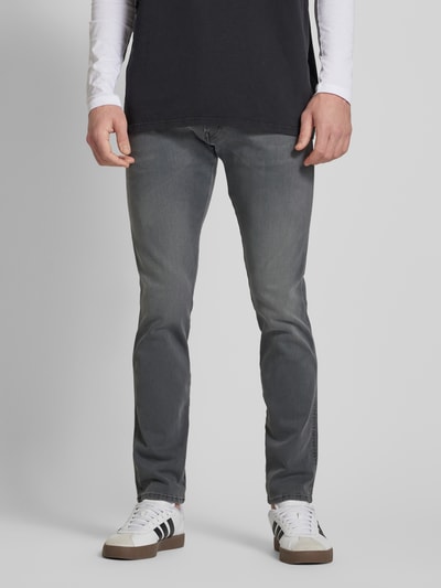 Replay Slim Fit Jeans ANBASS Mittelgrau 4