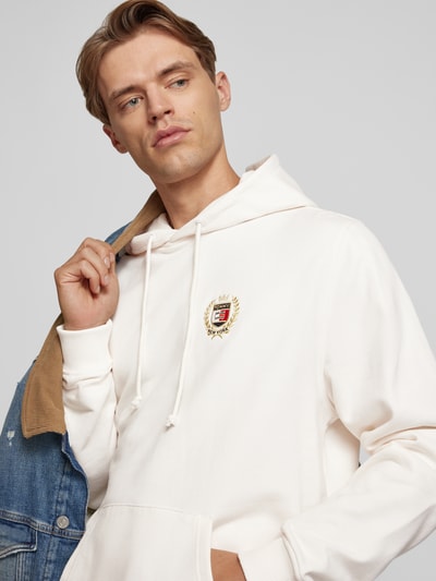 Tommy Jeans Hoodie mit Label-Stitching Offwhite 3