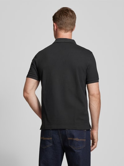 Gant Poloshirt mit Label-Stitching Modell 'SHIELD' Black 5
