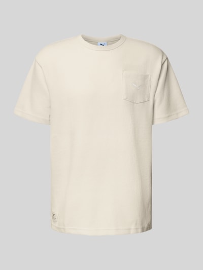 PUMA PERFORMANCE Relaxed fit T-shirt met borstzak Offwhite - 2