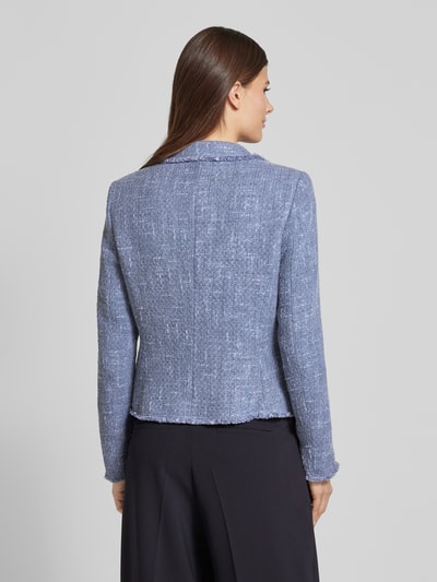 Luisa Cerano Blazer mit Fransen Jeansblau 5