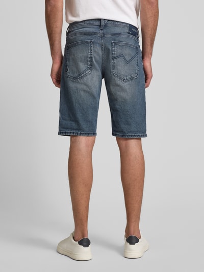 Tom Tailor Denim Slim fit bermuda van katoenmix, model 'PIERS' Blauw - 5