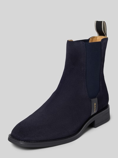 Gant Chelsea Boots aus Leder mit Label-Detail Modell 'Fayy' Marine 1
