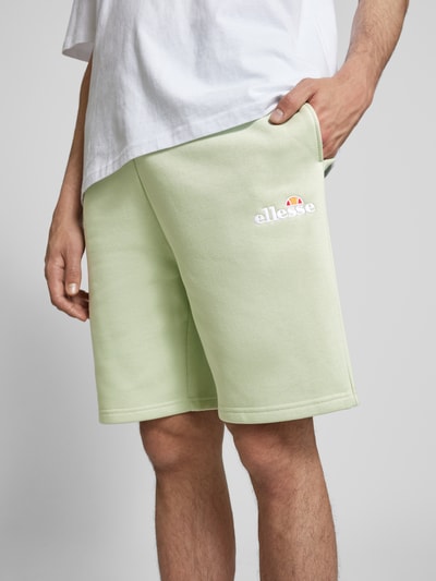 Ellesse Regular Fit Sweatshorts mit Label-Stitching Modell 'NIORIR' Hellgruen 3