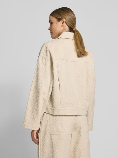 JAKE*S STUDIO WOMAN Blazer mit Strukturmuster und Pattentaschen Ecru 5