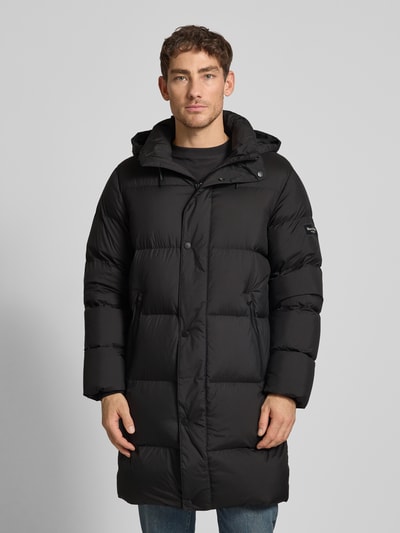 Marc O'Polo Płaszcz puchowy o kroju regular fit z szelkami  Czarny 4