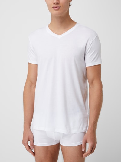 Gant T-Shirt aus Baumwolle im 2er-Pack Weiß 2