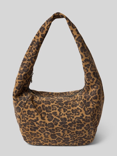 LIEBESKIND BERLIN Hobo Bag mit Reißverschluss Modell 'Ferrah' Camel 4