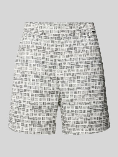 CK Calvin Klein Regular Fit Shorts mit Allover-Print Weiss 2