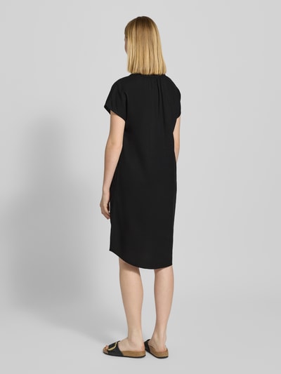 s.Oliver RED LABEL Relaxed Fit Freizeitkleid aus Leinen-Viskose-Mix BLACK 5