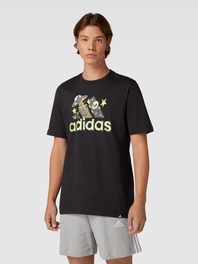 ADIDAS SPORTSWEAR T-Shirt mit Motiv-Print Black 4