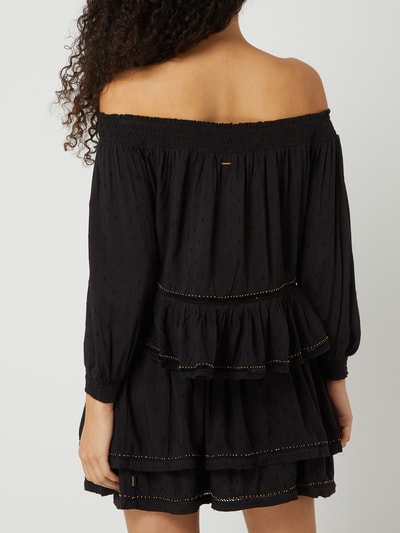 Superdry Blouseshirt in off shoulder-look, model 'Ameera' Zwart - 5