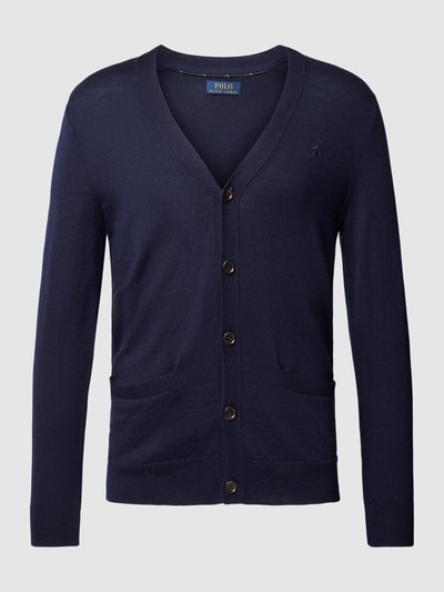 Polo Ralph Lauren Cardigan aus Lanawolle mit Label-Stitching  