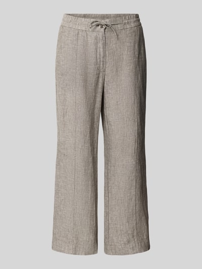 OPUS Stoffen broek met verkorte pasvorm, model 'Maikito' Olijfgroen - 2