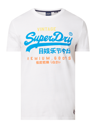 Superdry T-shirt z logo Biały 2