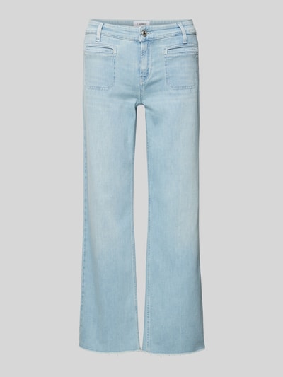 Cambio Wide Leg Jeans mit verkürztem Schnitt Modell 'TESS' Hellblau 2