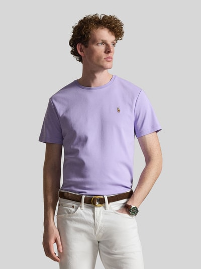 Polo Ralph Lauren regular fit T-shirt van puur katoen Paars - 4