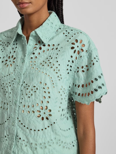 Only Relaxed Fit Bluse aus reiner Baumwolle Modell 'NEW LALISA' Mint 3